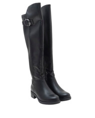 STIVALE KEYS DONNA ANNA NERO MONOCOLORE BLACK  K-10152 COD.K9349