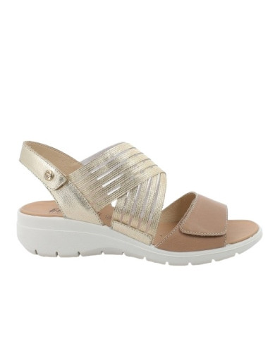 SANDALO CON ZEPPA ENVAL SOFT DONNA CAPRA TAMPONATA CORDA 7777122