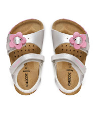 SANDALI  GEOX PRIMI PASSI BAMBINA BABY  B S.CHALKI G. D - SINT.PERL. B552RD 000NF C1000