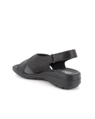 SANDALO CON ZEPPA  ENVAL SOFT DONNA SCAMOSC.FEDE NERO 7776900