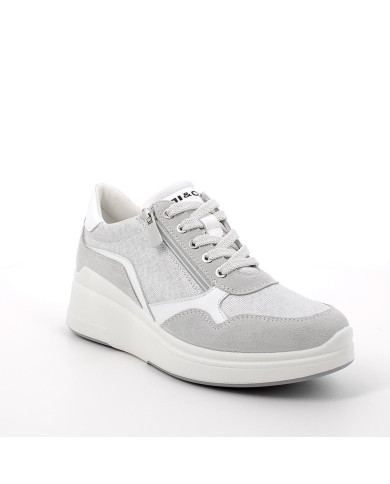 SNEAKERS CON ZEPPA IGI&CO DONNA SCAM.SUPER10/12 CRISTAL 7653211
