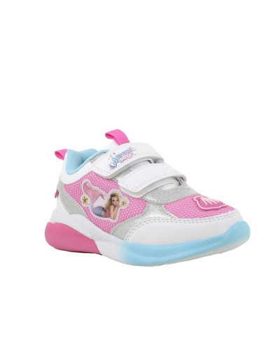 SNEAKERS  BAMBINA T.MESH BI/NA.PU MERMAID MAGIC BCO-FUXIA/BIANCO 1485100  