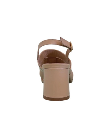 SANDALO CON TACCO  ENVAL SOFT DONNA CAPRA NAPPATA   BEIGE 7773911