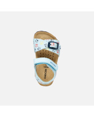SANDALI GEOX PRIMI PASSI BAMBINO BABY   B S.CHALKI B. A - SINT.STAMP. B922QA 00004 C4003