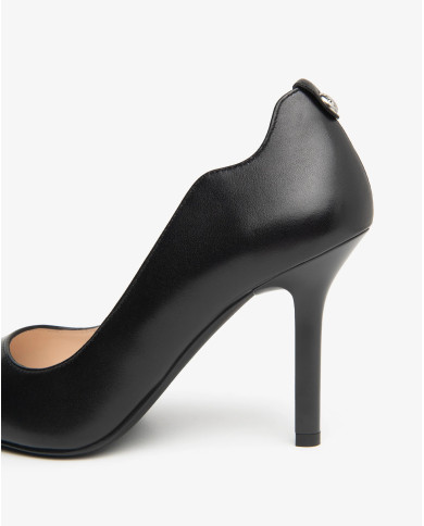 DECOLLETE' NEROGIARDINI DONNA NERO TACCO9,5CM E615402DE/100