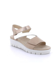 SANDALO CON ZEPPA  ENVAL SOFT DONNA NABUK SO/FIO.BO BEIGE SCURO 7790322