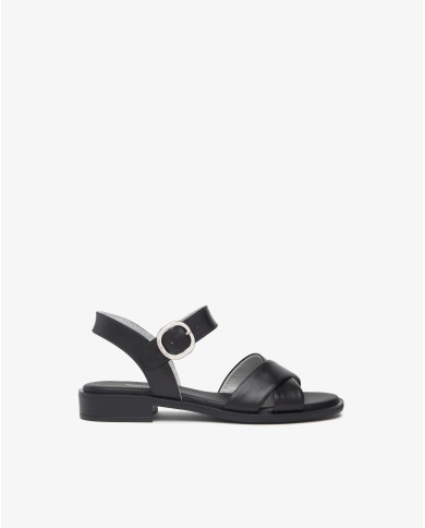 SANDALO NEROGIARDINI DONNA BAROLO NERO TR ACCRA NERO E513400D/100