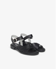 SANDALO NEROGIARDINI DONNA BAROLO NERO TR ACCRA NERO E513400D/100