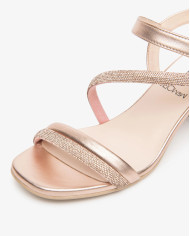 SANDALO CON TACCO NEROGIARDINI DONNA NETTUNO PHARD TPU FEN NATURALE TACCO5CM E615721D/660