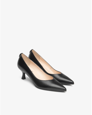 DECOLLETE' NEROGIARDINI DONNA NERO TACCO5,5CM E615460D/100