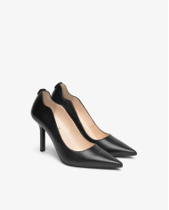 DECOLLETE' NEROGIARDINI DONNA NERO TACCO7,5CM E615420DE/100