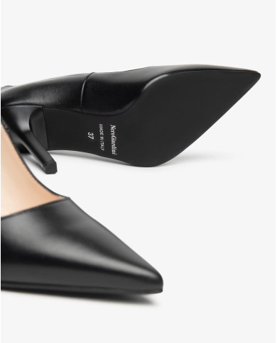 DECOLLETE' NEROGIARDINI DONNA NERO TACCO7,5CM E615420DE/100