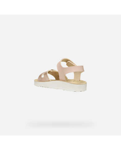 SANDALI GEOX BAMBINA JUNIOR J SANDAL COSTAREI ROSE J15EAB 0BCBN C8172             
