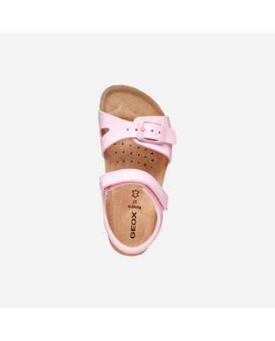 SANDALI GEOX BAMBINA J ADRIEL G. C - VIT.SINT. LT PINK  JUNIOR  J028MC 000BC C8010