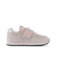 SNEAKERS NEW BALANCE BAMBINA RAIN CLOUD LEATHERS/TEXTILEPV574EVK