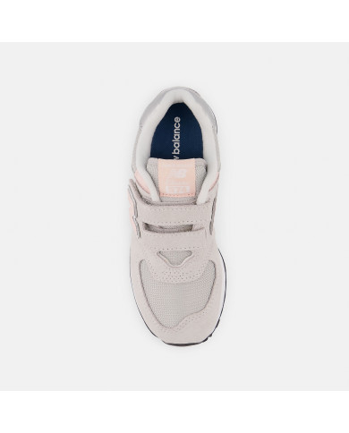 SNEAKERS NEW BALANCE BAMBINA RAIN CLOUD LEATHERS/TEXTILEPV574EVK