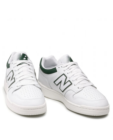 SNEAKERS NEW BALANCE 480 UNISEX LIFESTYLE WHIE BB480LGT