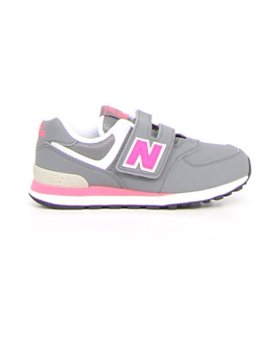 SNEAKERS NEW BALANCE BAMBINA GRIGIO PV574GP1