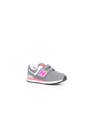 SNEAKERS NEW BALANCE BAMBINA GRIGIO PV574GP1