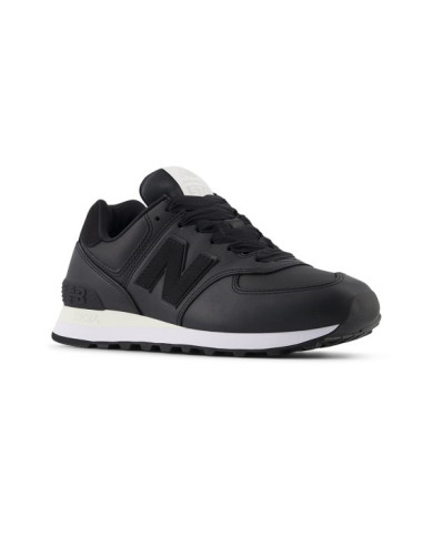 SNEAKERS NEWBALANCE 574 DONNA TIER 2 BLACK REFLECTION SILVER WL574FT2