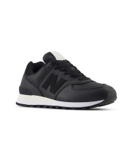 SNEAKERS NEWBALANCE 574 DONNA TIER 2 BLACK REFLECTION SILVER WL574FT2