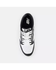 SNEAKERS NEW BALANCE KIDS B480 LACE LIFESTYLE BLACK SYNTETIC LEATHER GSB480BW