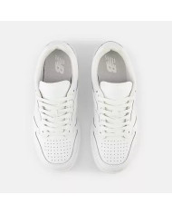 SNEAKERS NEW BALANCE KIDS B480 LACE LIFESTYLE WHITE SYNTETIC LEATHER GSB4803W