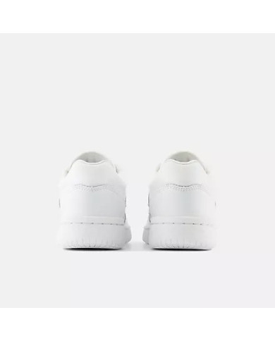 SNEAKERS NEW BALANCE KIDS B480 LACE LIFESTYLE WHITE SYNTETIC LEATHER GSB4803W