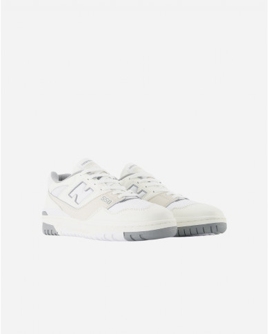 SNEAKERS NEWBALANCE DONNA TIER2 LEATHER WHITE NATURAL BB550UTW