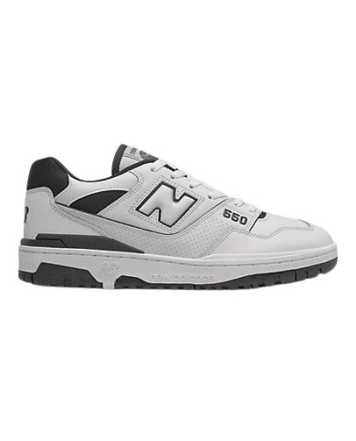 SNEAKERS NEWBALANCE UNISEX LIFESTYLE LTZ LEATHER/TESTILE/OTHER WHITE BB550HA1