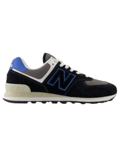 SNEAKERS NEWBALANCE UOMO LIFESTYLE  TIER3 SUEDE TEXTILE BLACK U574QRB