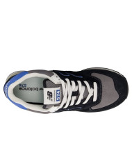 SNEAKERS NEWBALANCE UOMO LIFESTYLE  TIER3 SUEDE TEXTILE BLACK U574QRB