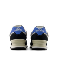 SNEAKERS NEWBALANCE UOMO LIFESTYLE  TIER3 SUEDE TEXTILE BLACK U574QRB