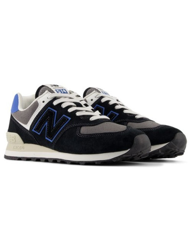 SNEAKERS NEWBALANCE UOMO LIFESTYLE  TIER3 SUEDE TEXTILE BLACK U574QRB