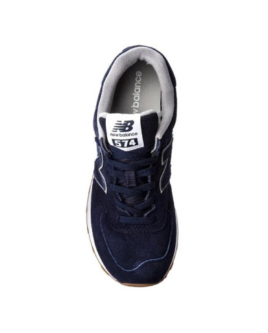 SNEAKERS NEWBALANCE UOMO LIFESTYLE UOMO PIGSKIN BLUE NBML574EPA