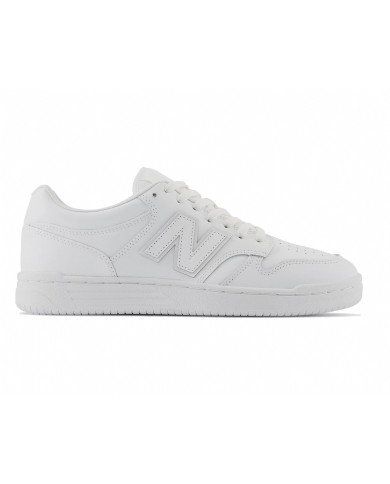 SNEAKERS NEW BALANCE LIFESTYLE UNISEX - LTZ - LEATHER /TEXTILE / OTHER - WHITE BB480L3W