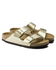 CIABATTE BIRKENSTOCK DONNA ARIZONA GOLD BIRKOFLOR 1016111