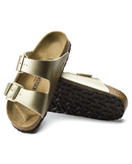 CIABATTE BIRKENSTOCK DONNA ARIZONA GOLD BIRKOFLOR 1016111