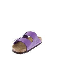 CIABATTE BIRKENSTOCK DONNA ARIZONA SHINY LIZARD ACAI, BIRKO FLOR EMBOSSED