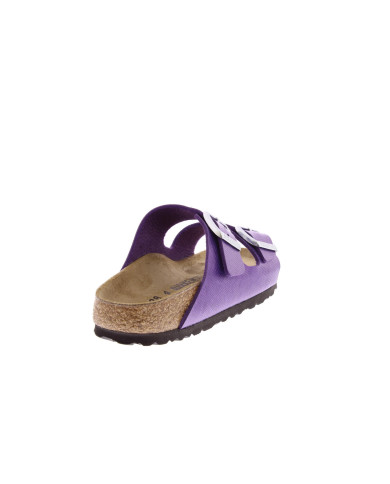 CIABATTE BIRKENSTOCK DONNA ARIZONA SHINY LIZARD ACAI, BIRKO FLOR EMBOSSED