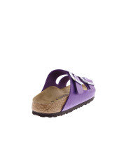 CIABATTE BIRKENSTOCK DONNA ARIZONA SHINY LIZARD ACAI, BIRKO FLOR EMBOSSED