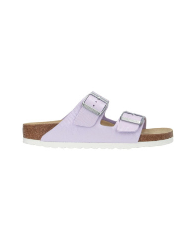 CIABATTE BIRKENSTOCK DONNA ARIZONA SHINY LIZARD PURPLE FOD BIRKO FLOR PIANELLE BIRKOFLOR 1026446