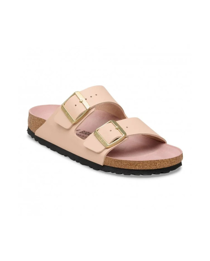 CIABATTE BIRKENSTOCK DONNA ARIZONA TRIBLES  NEW BEIGE/PINK CLAY BIRKO FLOR 1031525