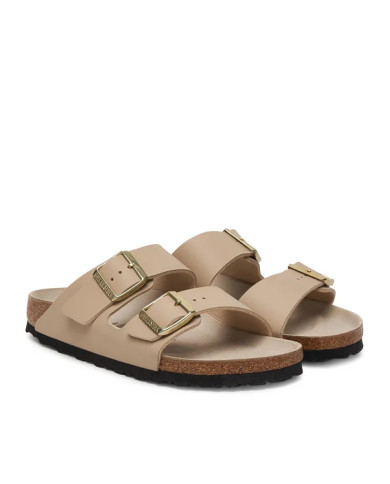 CIABATTE BIRKENSTOCK UNISEX ARIZONA SANDCASTLE/OYSTER BIRKO FLOR 1031438