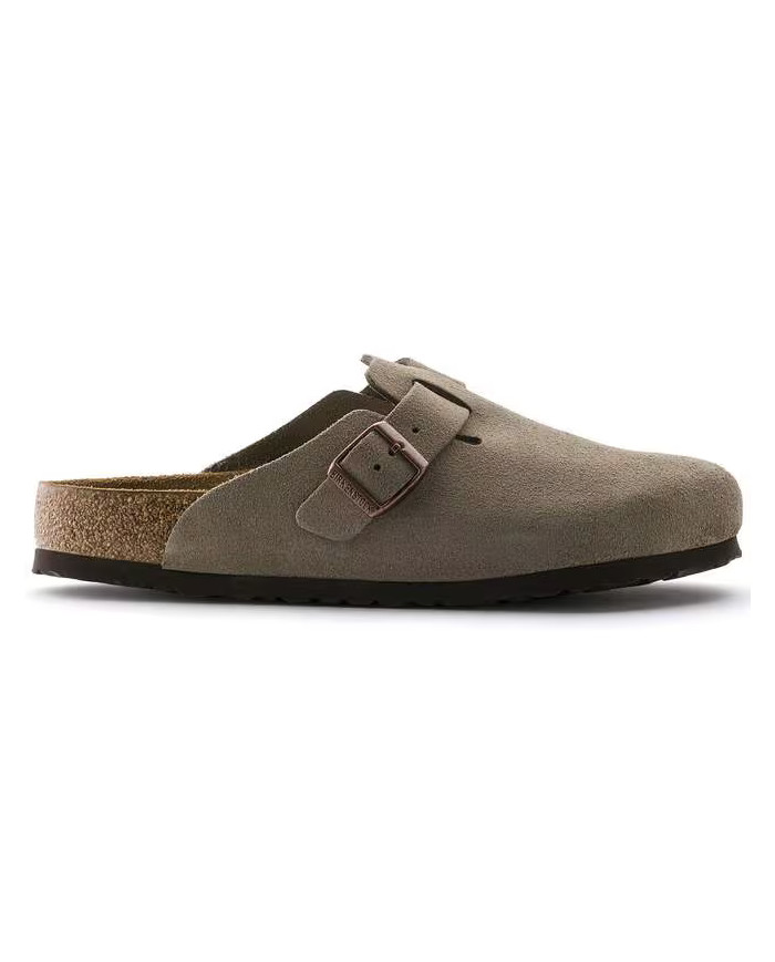 SABOT BIRKENSTOCK UNISEX BOSTON PLANTAREMORBIDO TAUPE 560771 