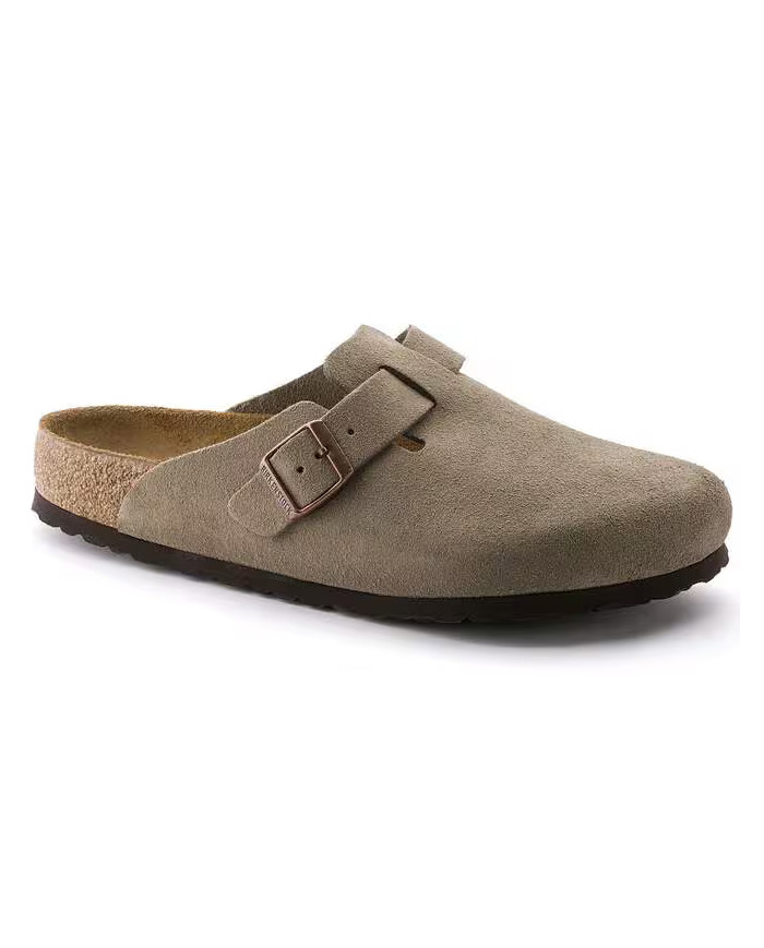 SABOT BIRKENSTOCK UNISEX BOSTON PLANTAREMORBIDO TAUPE 560771 