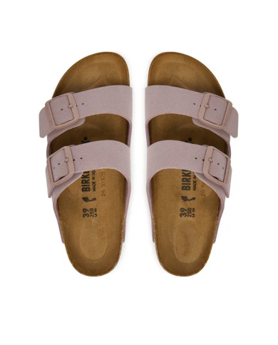 CIABATTE BIRKENSTOCK DONNA ARIZONA FADED PURPLE BIRKIBUC 1031427