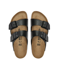 CIABATTE BIRKENSTOCK DONNA ARIZONA SHINY LIZARD BLACK,BIRKO FLOR EMBOSSED CALZ.S 1027835