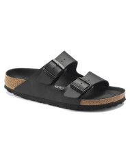 CIABATTE BIRKENSTOCK  UNISEX PIANELLE ARIZONA TRIPLES BLACK BIRKOFLOR 1019069