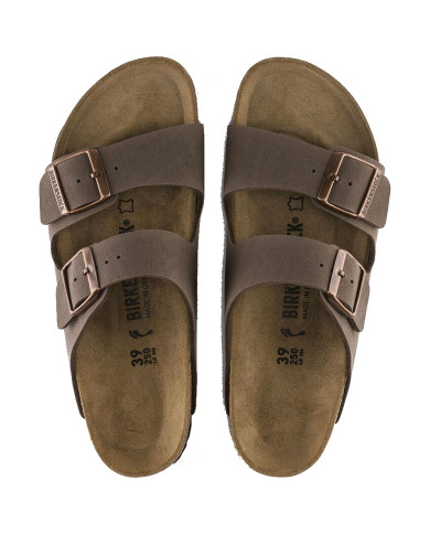CIABATTE BIRKENSTOCK UNISEX ARIZONA MOCCA BIRKIBUC BIRKOFLOR 151183